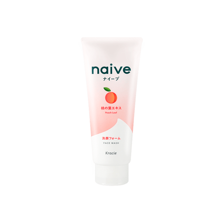 KRACIE NAIVE FACIAL CLEANSING FOAM PEAH 130G