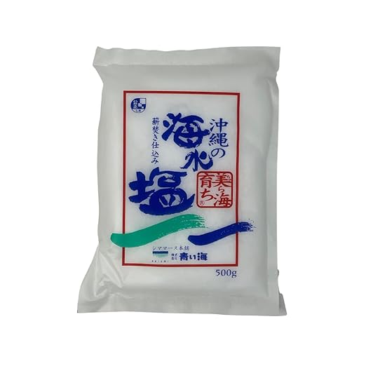 Okinawa Salt No Kaisuien Premium Fine Sea Salt - Japanese Salt from Okinawa’s Pristine Waters, Organic Sea Salt for Cooking & Seasoning