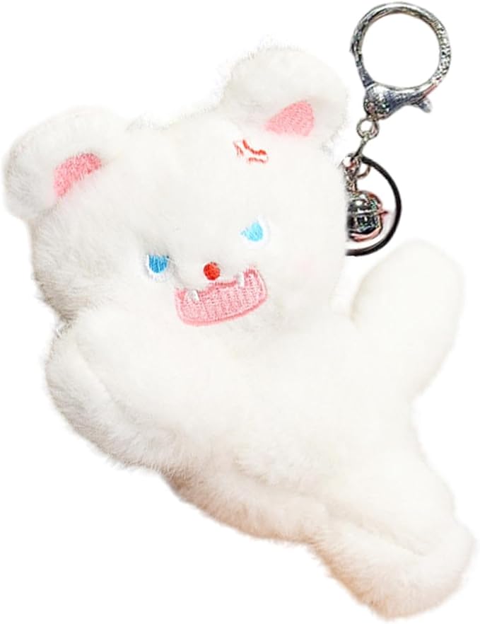 Angry cat keychain
