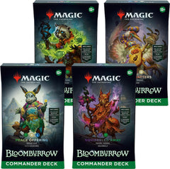 Bloomburrow Commander Deck Display - Commander: Bloomburrow set of 4