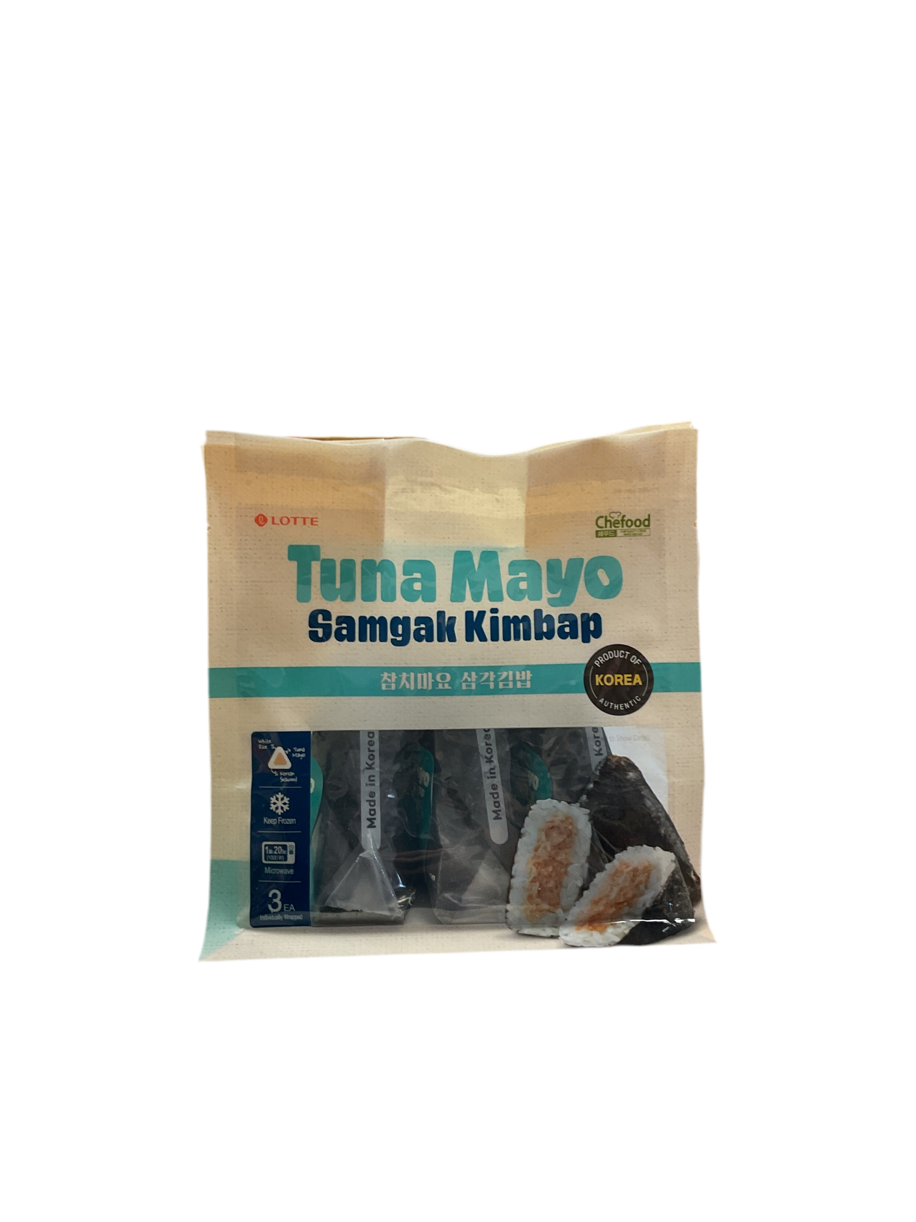 LOTTE TUNA MAYO SAMGAK KIMBAP 3P