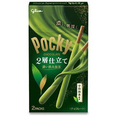 GLICO TWO-LAYER POCKY STRONG BITTER MATCHA (JAPAN)