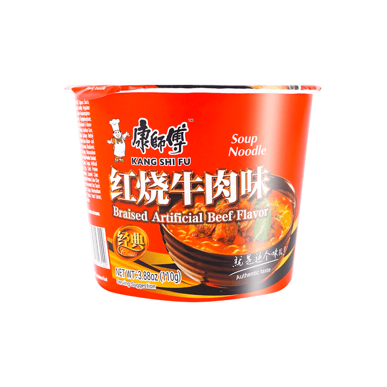 Master Kong Noodle Bowl: Braised Red Cooked Beef