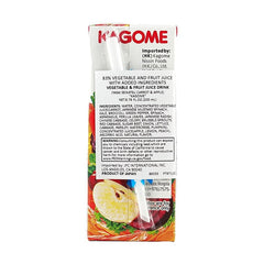 KAGOME YASAI VEGETABLE SEIKATSU 100 CARROT & APPLE JUICE