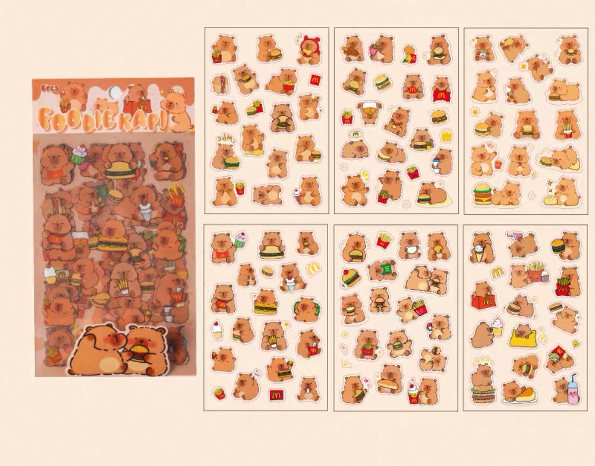 Foodie Kapi Stickers