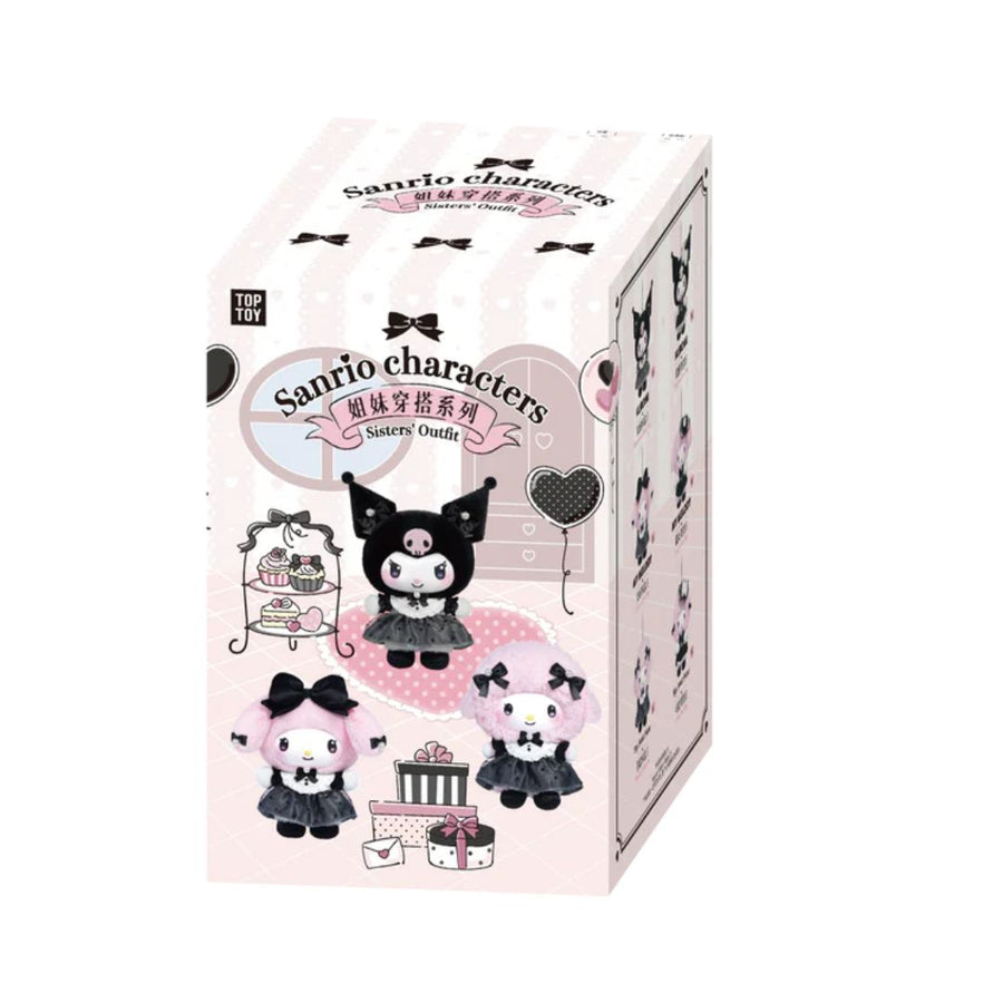 TOP TOY X Sanrio Characters Sisters' Outfit Plush Pendant Blind Box