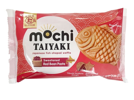MOchi Taiyaki Japanese fish shaped waffle Sweetend red bean Paste