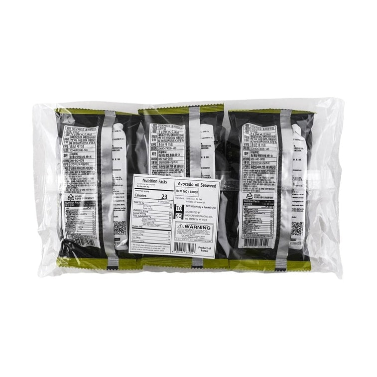 KWANG Avocado  SEASONED SEAWEED LAVER 12g