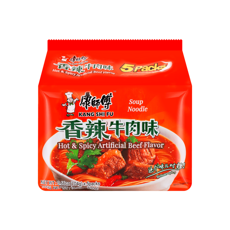 Master Kong HOT SPICY ARTIFICIAL BEEF FLAVOR