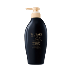 TSUBAKI Black Camellia Luxury Black Ion Repair Strong EX Conditioner 15.22 fl oz [2024 New Version]