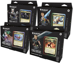 FINAL FANTASY Commander Deck Display -  FINAL FANTASY Set of 4