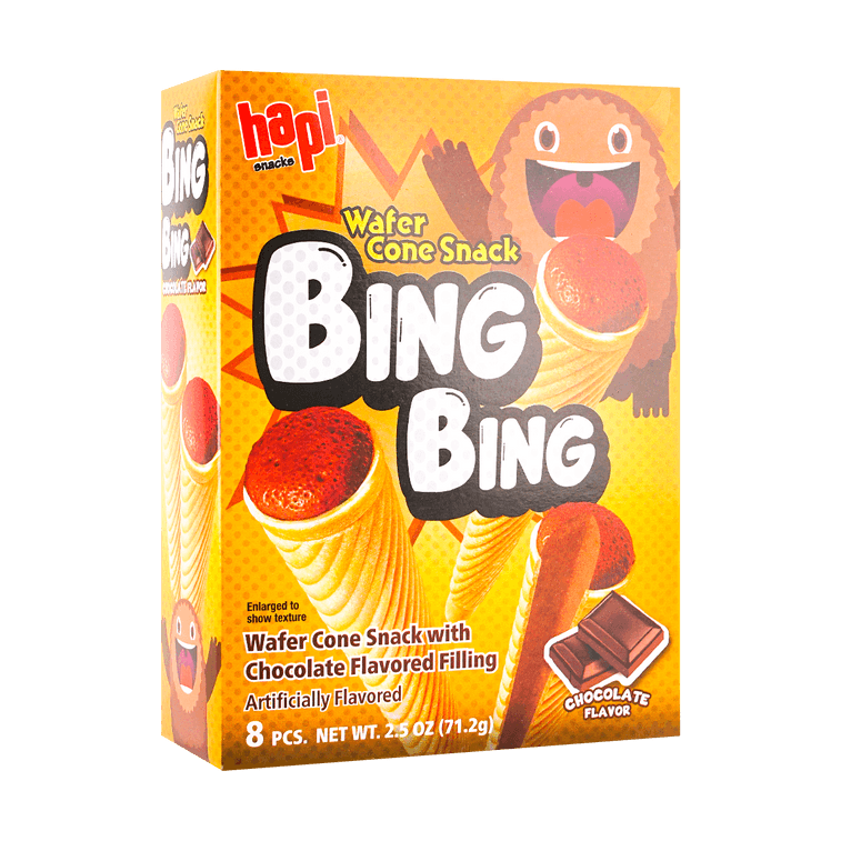 HAPI BING BING CONE SNACK CHOCO