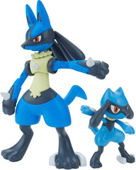 Bandai Pokémon Model Kit RIOLU & LUCARIO