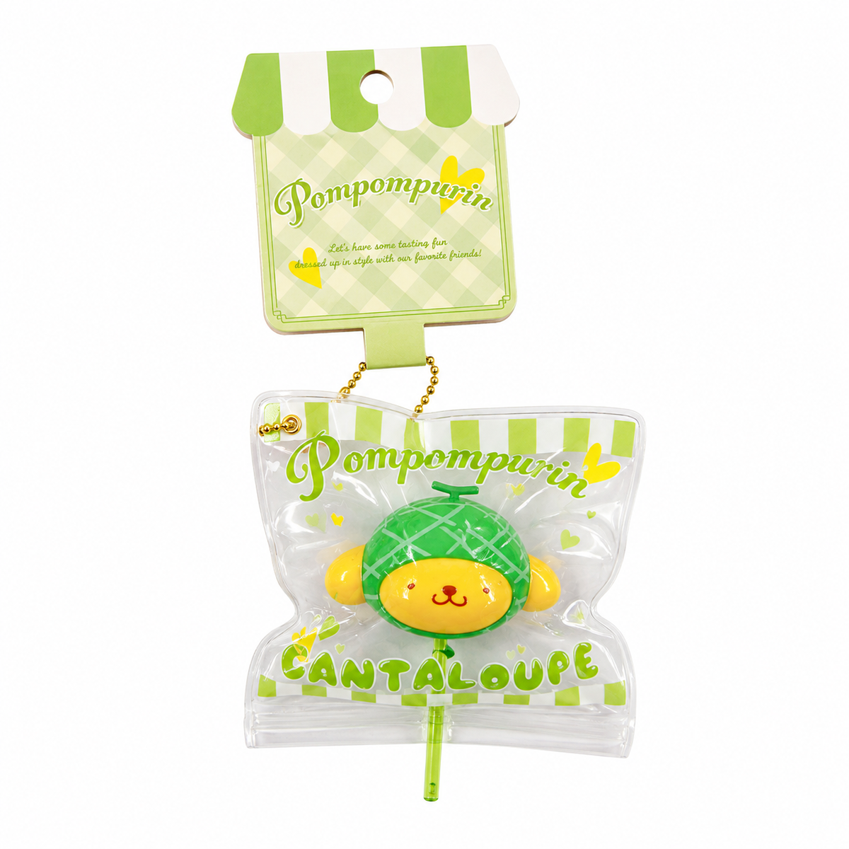 Sanrio Lollipop Keychain - Pompompurin