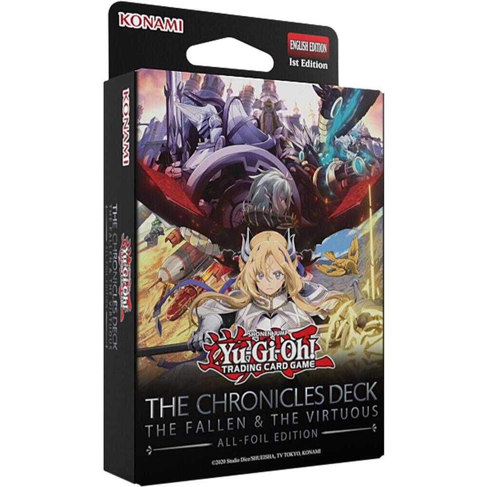 Konami - Yu-Gi-Oh! Trading Card Game: The Chronicles Deck: The Fallen & The Virtuous (All-Foil Edition) 1 PAK