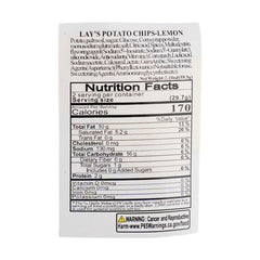 LAY'S POTATO CHIP LEMON FLAVOR