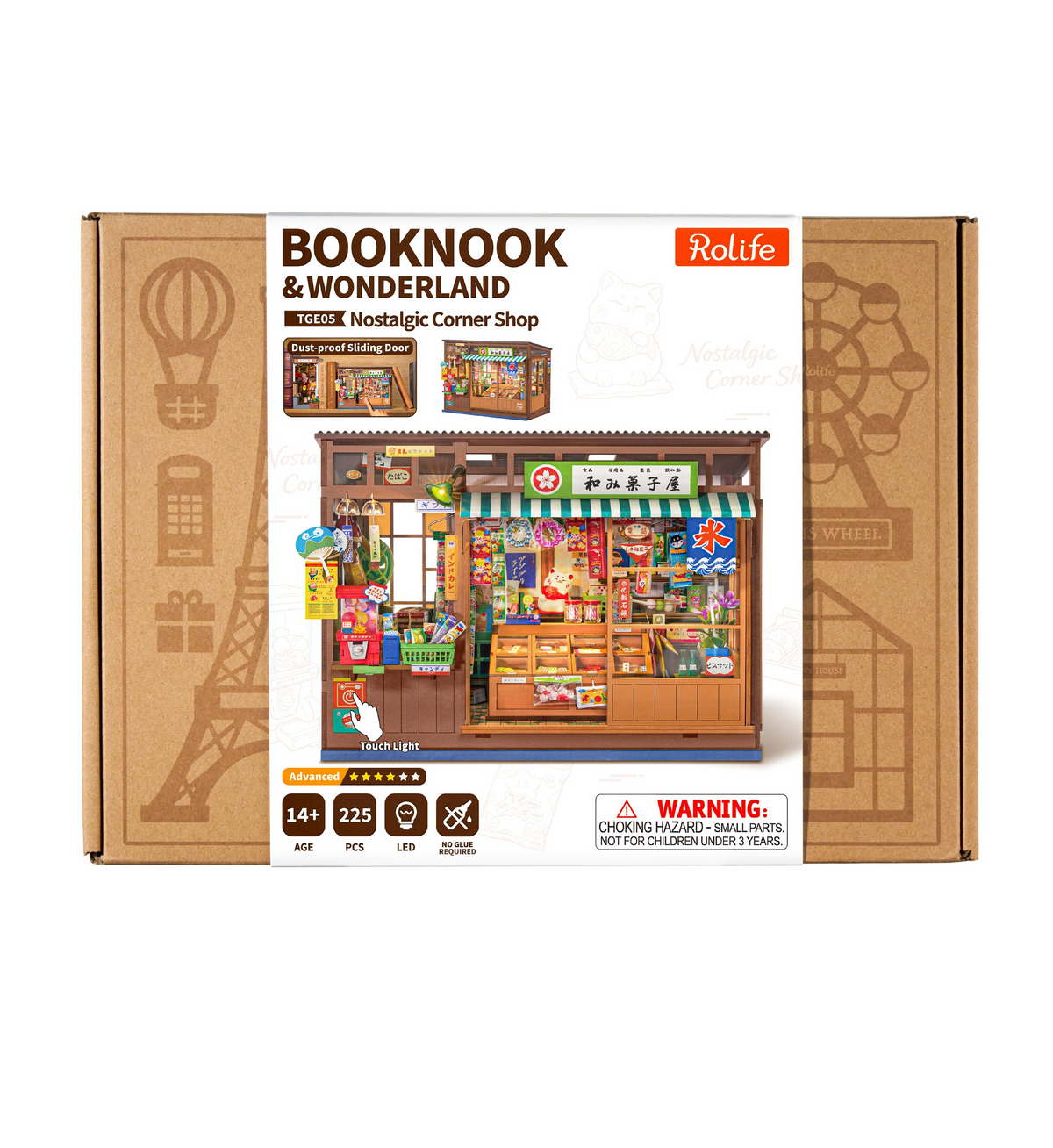 Rolife Nostalgic Corner Shop DIY Book Nook TGE05