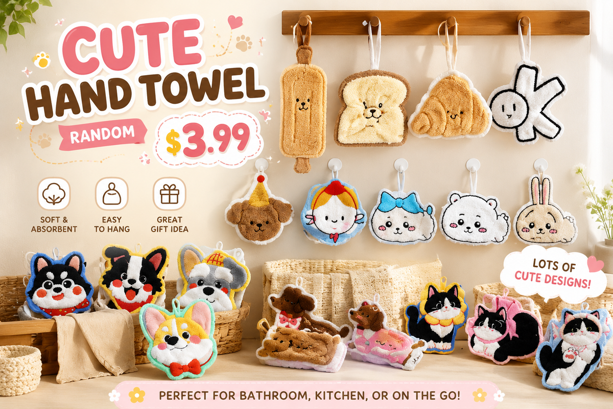 Kawaii Hand Towel(Random)