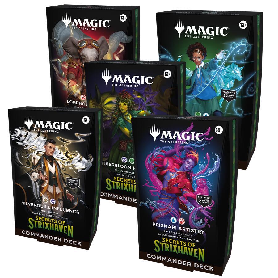 Secrets of Strixhaven Commander Deck Case - Commander: Secrets of Strixhaven (Set of 5)