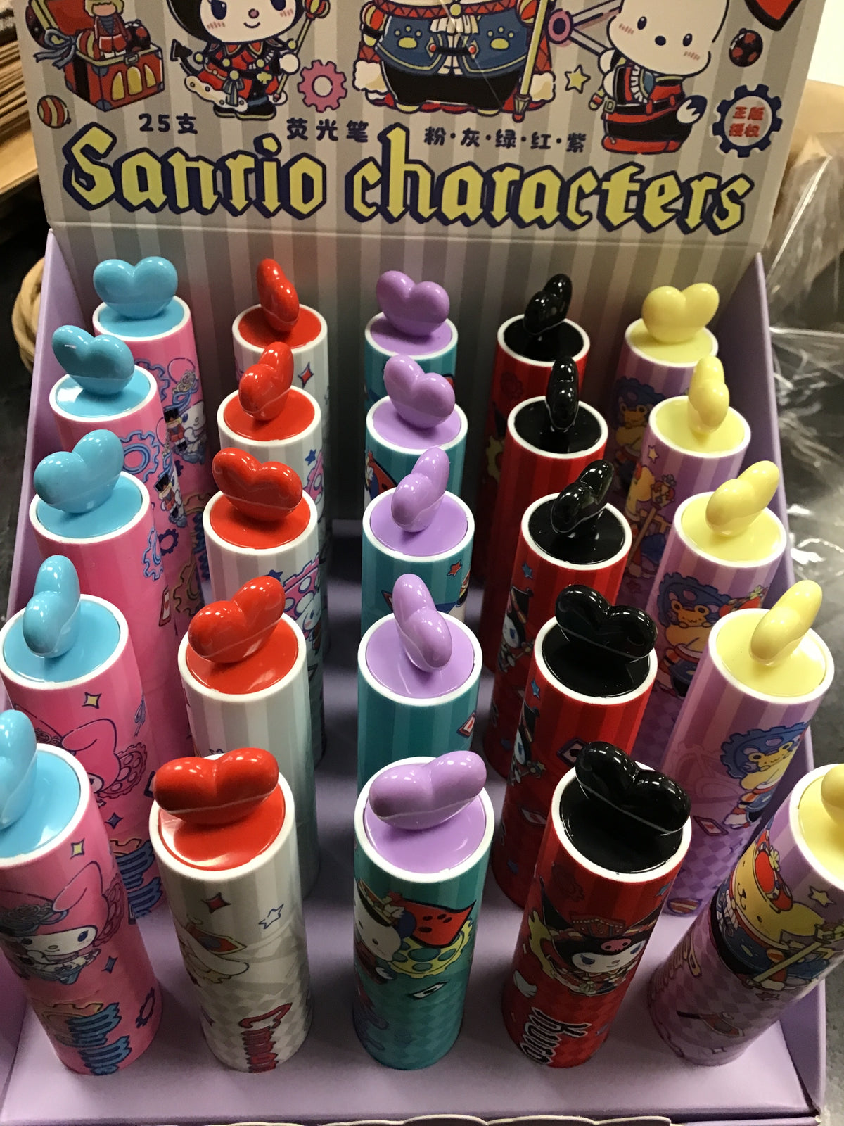 Sanrio characters highlighters