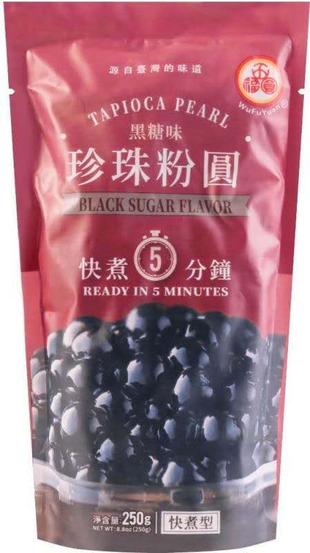 Wu Fu Yuan Tapioca Pearl Black Sugar Flavor 250g