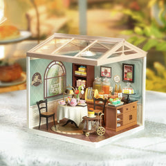 ROBOTIME DIY Miniature Kit Sweet Sips Tea