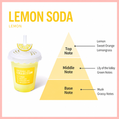 Scented Fragrance Gel Air Freshener - Lemon
