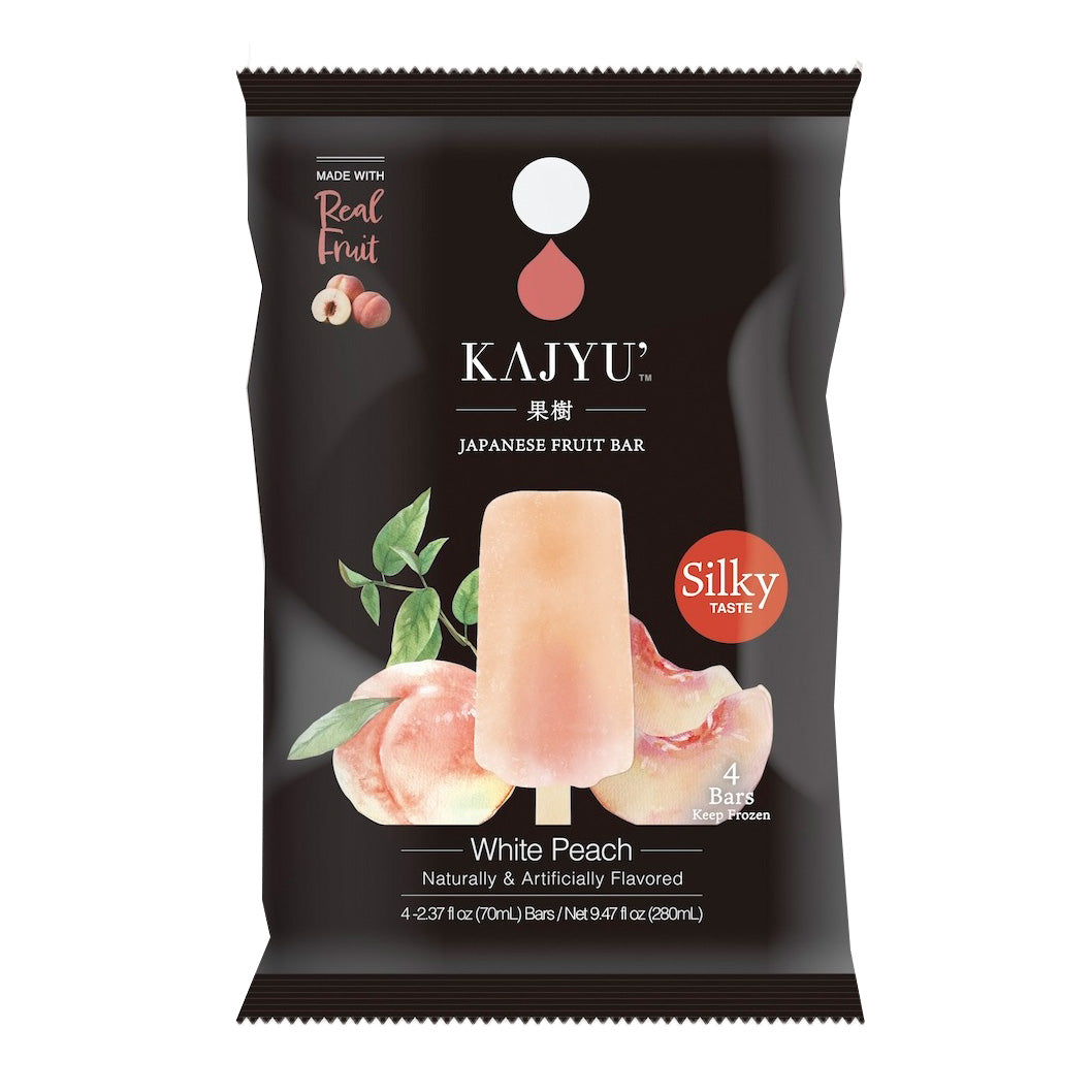 Kajyu’ white peach dessert pops