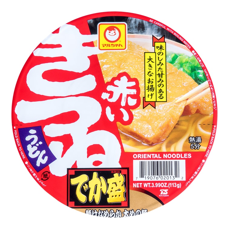 NOODLE INST CUP UDON AKAI O-KITSUNE (L)