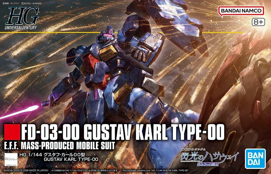 Bandai Gundam HGUC 264 Gustav Karl Type-00 1/144 Model Kit
