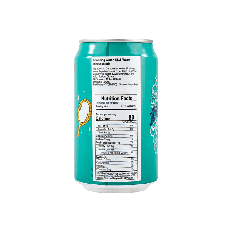OCEAN BOMB Sailor Moon Sparkling Water - Kiwi Flavor, 11.15fl oz