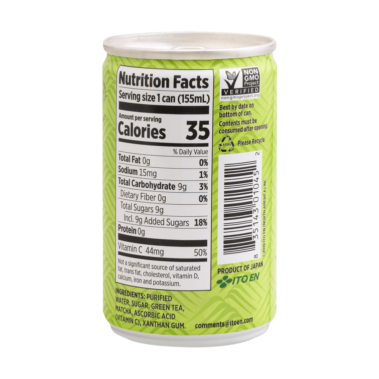 Itoen Matcha Shot_Sweetened Green Tea_155ml