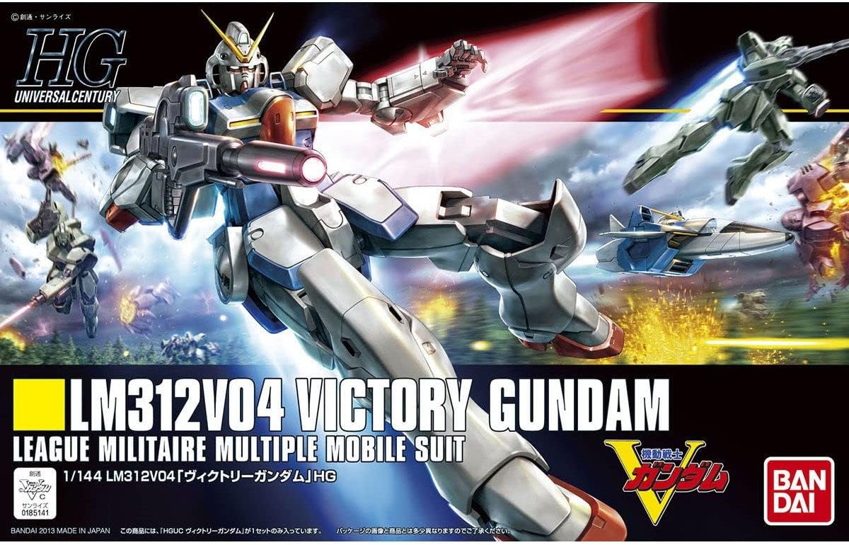 BANDAI NAMCO Entertainment HGUC Mobile Suit V Gundam Victory Gundam Model, 1/144 Scale, Color Separated