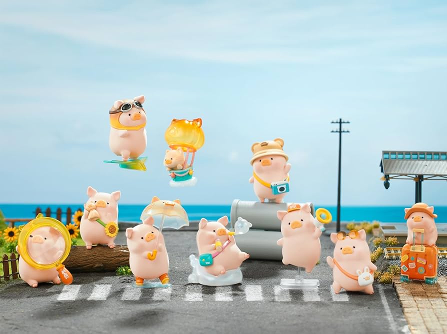 Anime Lulu Pig Travel Series Blind Box