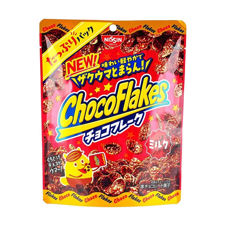 NISSHIN CISCO Choco Flakes Milk Large Pack 75G