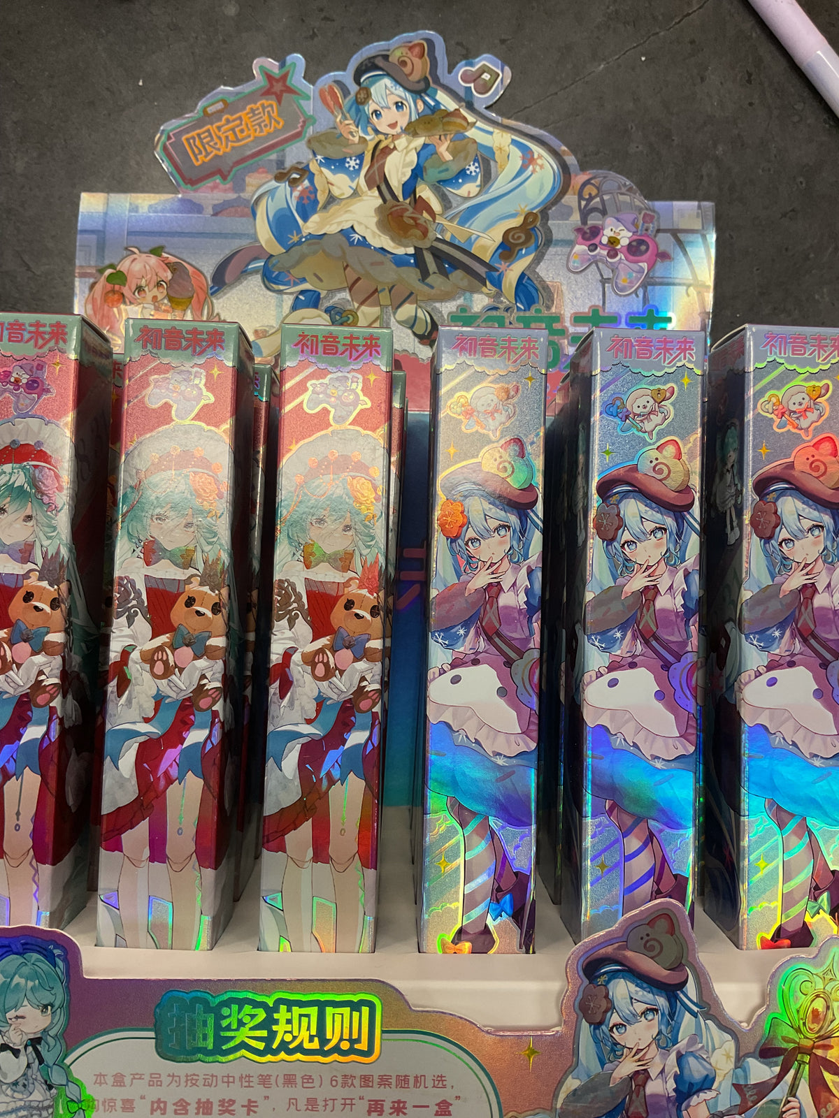 MIKU HATSUNE BLIND BOX PENS BLACK .5MM