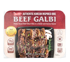 Shirakiku KOREAN BEEF LA GALBI 2.5 servings 11.2 oz