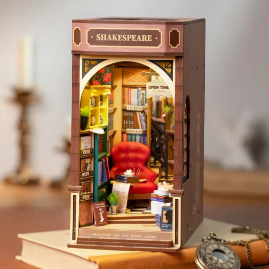 Sale Rolife Book Nook Shelf Insert - Bookstore TGB07