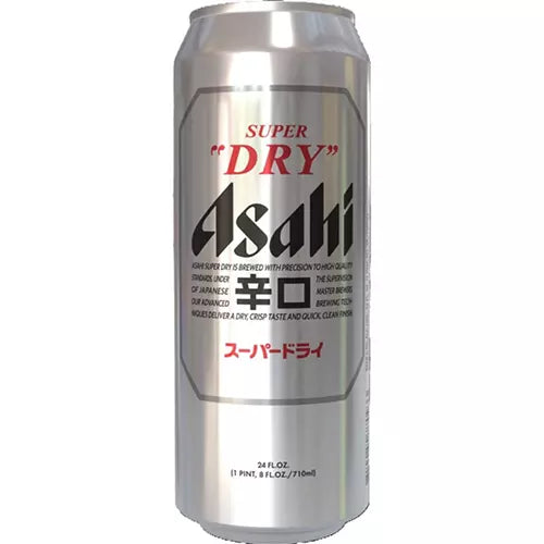 Asahi Super Dry Beer Can Large 24OZ