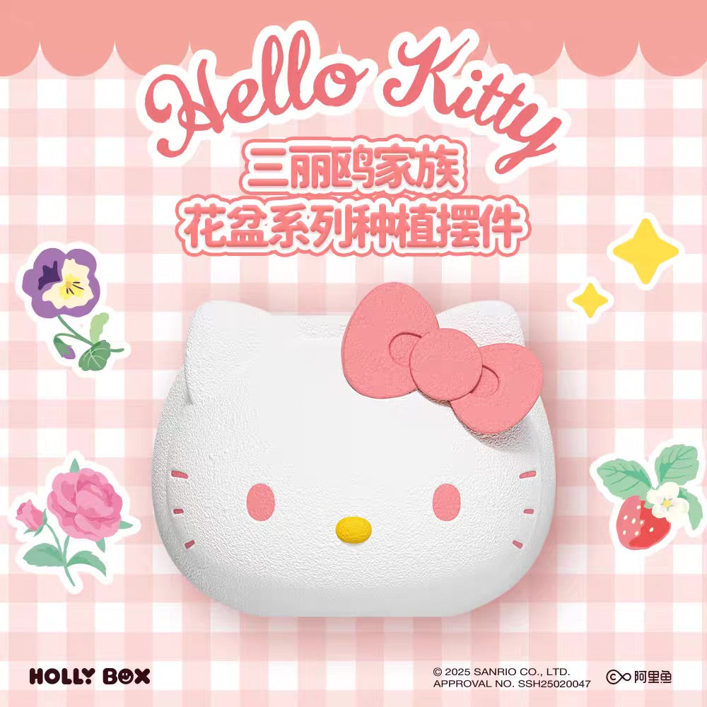 Sanrio Characters Tabletop Flower Pot Series (HelloKitty)