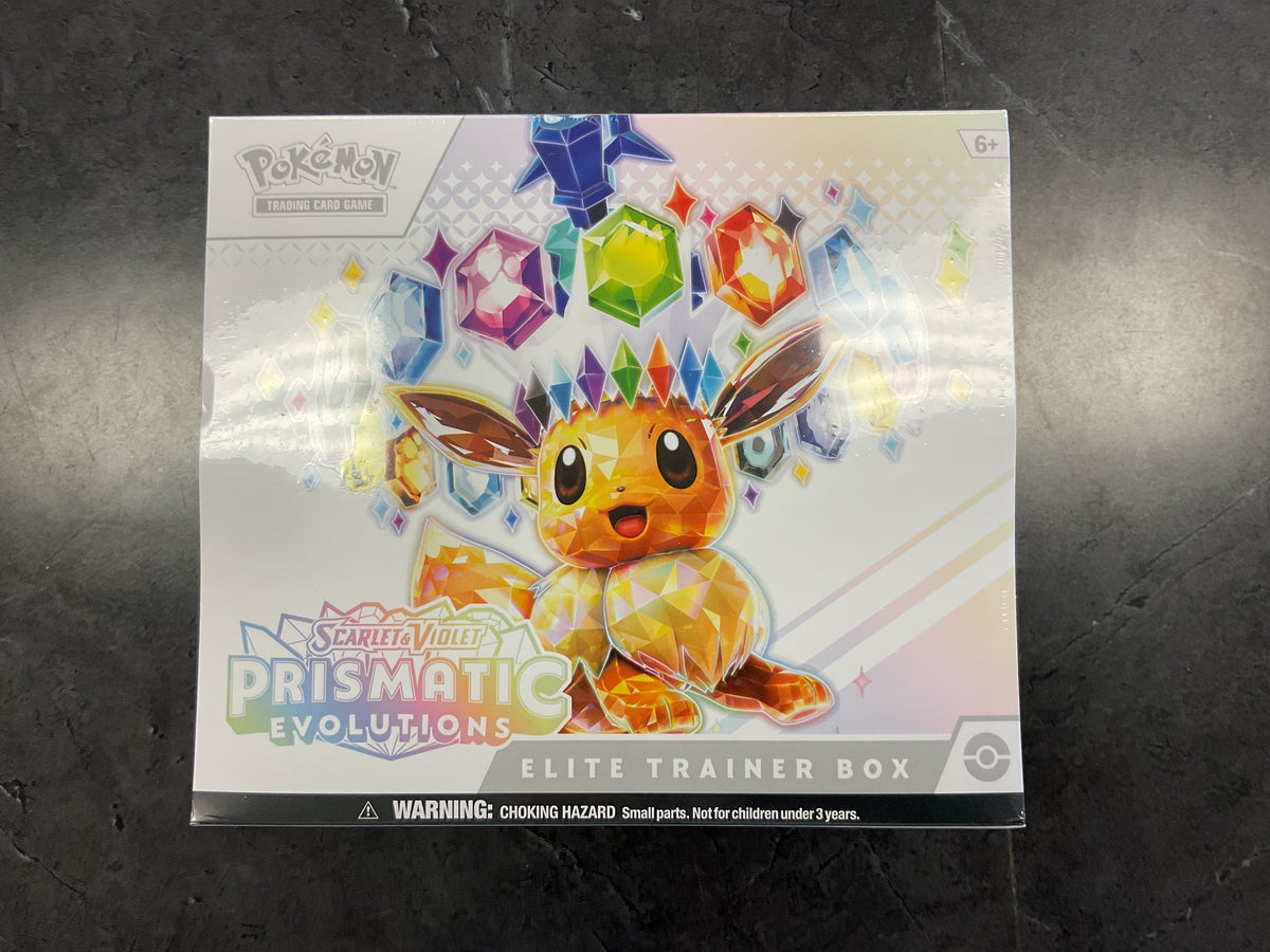 Scarlet & Violet-Prismatic Evolutions Pokémon Center Elite Trainer Box (In store pickup)