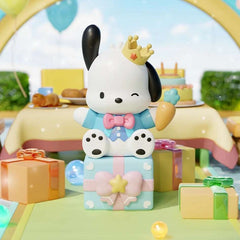 Sanrio Pochacco Happy Party Series Confirmed Blind Box (Pochacco with crown and carrot)