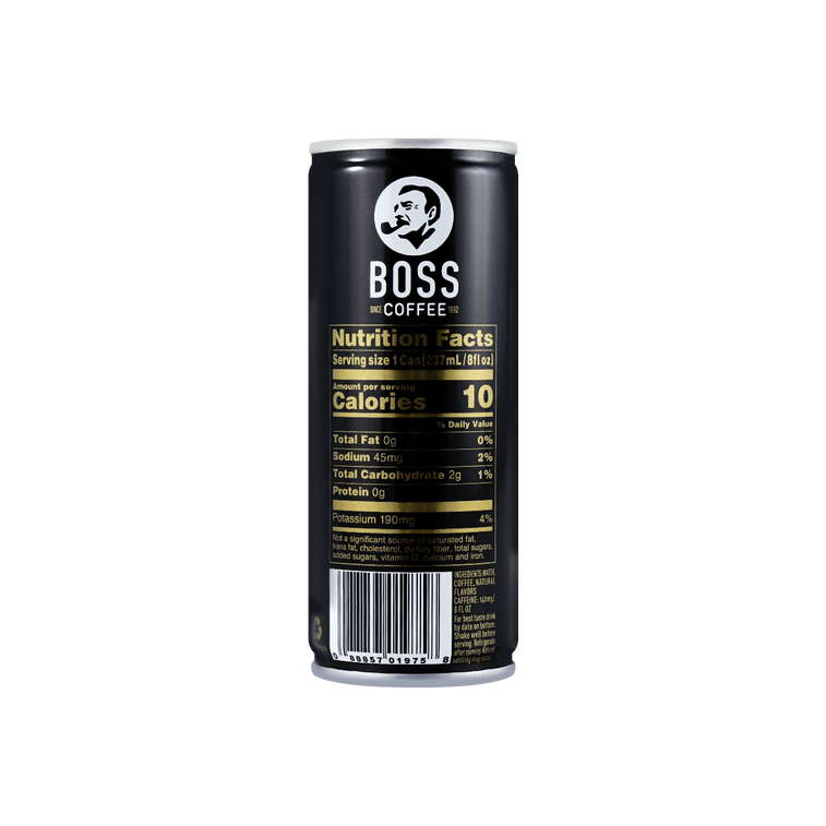 BOSS FLASH BREW COLD BLACK COFFEE