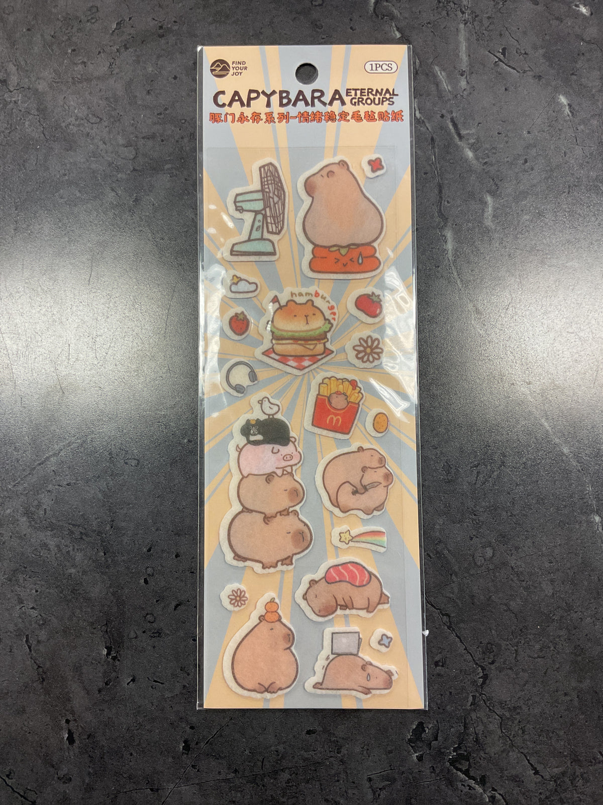 Capybara Eternal Groups Relax Series Stickers