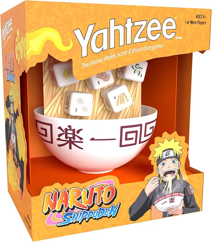 USAOPOLY YAHTZEE: Naruto Shippuden  Collectible Ramen Bowl Dice Cup