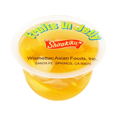 SHIRAKIKU Jelly Cup Peach Flavor 2 Cups 200g