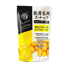 MORIHAKU BROWN RICE PUFFS HATSUGA GENMAI SNACK GRILLED CORN