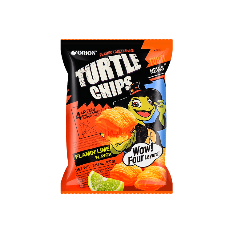Orion Turtle Chips Lamin' lime
