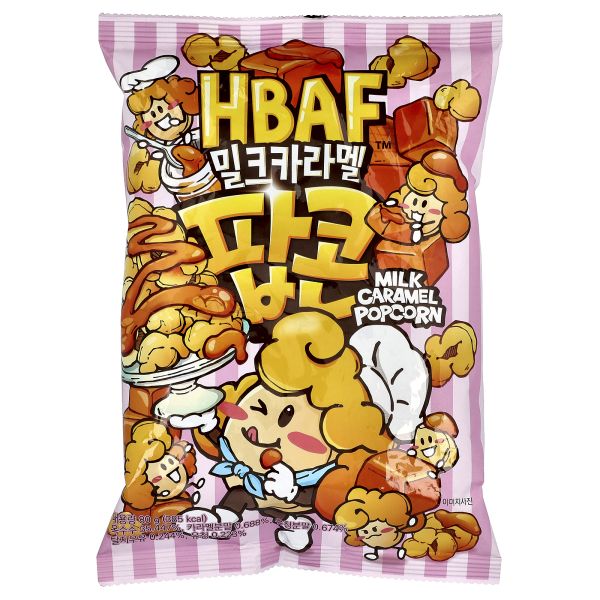 HBAF MILK CARAMEL FLAVOR POPCORN