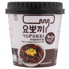 Yopokki Instant Tteokbokki Rice Cake Cup: Jjajang Black Bean Paste